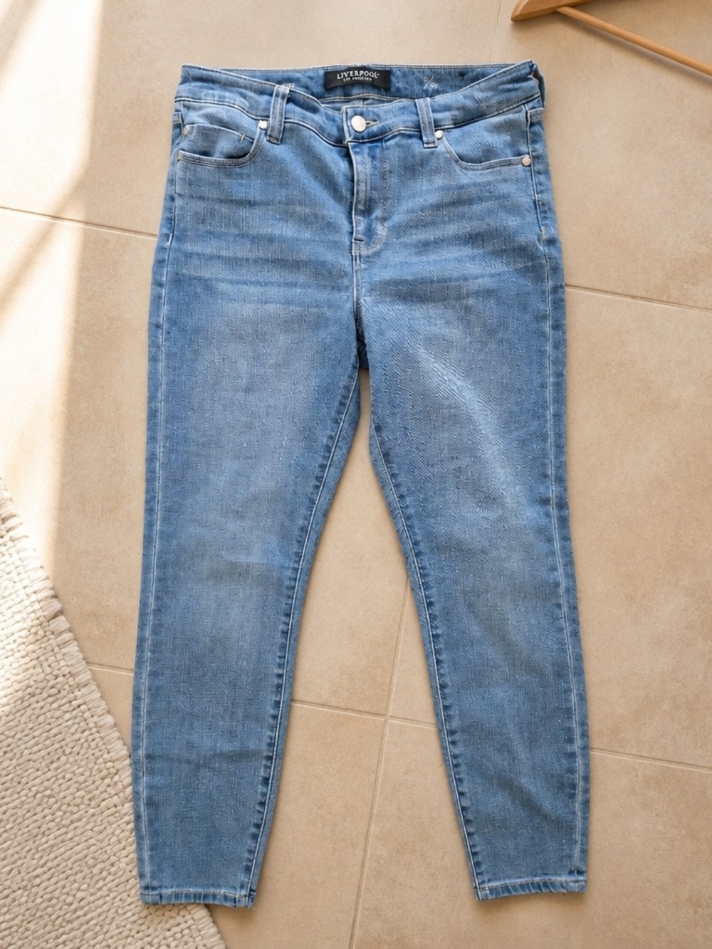 Liverpool Jeans Womens 8/29 Kaylee the Ankle Skinny Ridgeway Grind Pants
